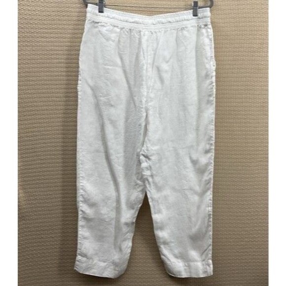 NWOT Sigrid Olsen Linen Boho Vacation Beach Pull On Wide Leg Pants Women Size XL - Picture 6 of 11
